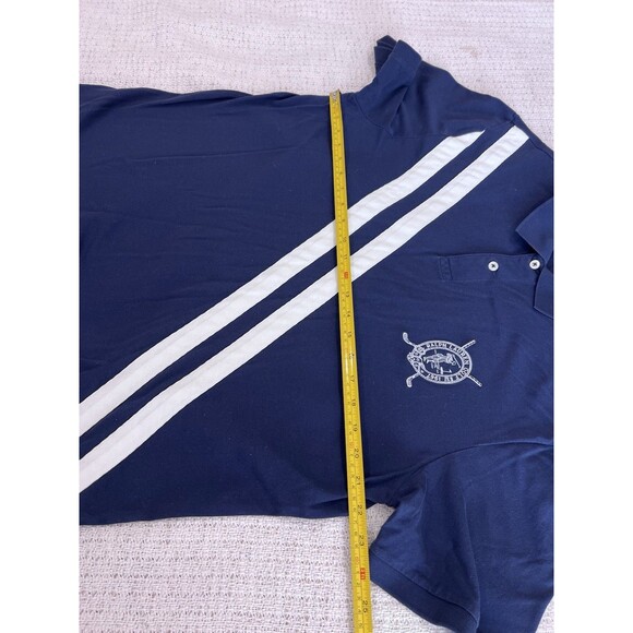 Polo GOLF Ralph Lauren Shirt Mens Pro Fit Sz XL Blue Stripe White Rare Deadstock - Picture 3 of 7